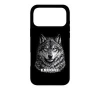 Custodia per iPhone 17 Pro Max Endure Wolf Motivational Black White Wildlife Nature