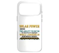 Custodia per iPhone 17 Pro Max Energia solare Sostantivo Pannello solare Proprietario Elettrico Bill