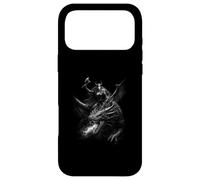 Custodia per iPhone 17 Pro Max Epic Fantasy Dragon Rider Donna Vichinga Donna Guerriera