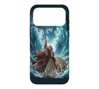 Custodia per iPhone 17 Pro Max Epic Japanese Anime Christian Bible - Moses Parting The Sea