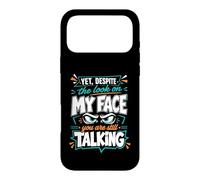 Custodia per iPhone 17 Pro Max Eppure, nonostante lo sguardo sul mio viso, stai ancora parlando