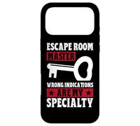 Custodia per iPhone 17 Pro Max Escape Room Master Indicazioni sbagliate sono il mio gioco di specialità