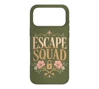 Custodia per iPhone 17 Pro Max Escape Squad Escape Room Puzzle Lover Porta chiusa