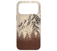 Custodia per iPhone 17 Pro Max Escursionismo all'aperto Legno Natura Montagna Foresta Campeggio