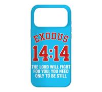 Custodia per iPhone 17 Pro Max Esodo 14:14 | Il Signore combatterà per te | Fede Biblica
