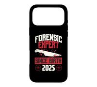 Custodia per iPhone 17 Pro Max Esperto forense dalla nascita 2025 Compleanno a tema True Crime