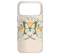 Custodia per iPhone 17 Pro Max Estetica floreale arcobaleno farfalla benedetta