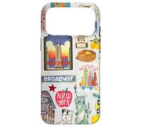 Custodia per iPhone 17 Pro Max Estetica New York Collage NY Cowgirl