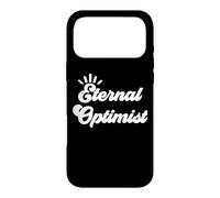 Custodia per iPhone 17 Pro Max Eternal Optimist Team Optimistic Sign Inspirational Message
