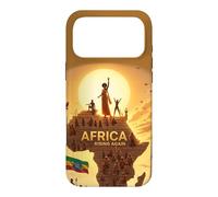 Custodia per iPhone 17 Pro Max Ethiopian Flag Rasta Africa Rising again from Ethiopia