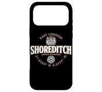 Custodia per iPhone 17 Pro Max Etichetta con coordinate Shoreditch East London 2C
