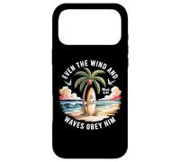 Custodia per iPhone 17 Pro Max Even The Wind And The Waves Obey Him Mark 4:41 Christian