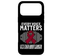 Custodia per iPhone 17 Pro Max Every Voice Matters Head and Neck Cancer Awareness Gifts