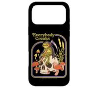Custodia per iPhone 17 Pro Max Everybody Croaks Frog Skull Mushroom Retro Funny Adult Humor