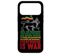 Custodia per iPhone 17 Pro Max EVERYWHERE IS WAR Discorso Haile Selassie Leone Giuda Reggae