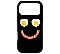 Custodia per iPhone 17 Pro Max Face Eggs And Bacon Ham Breakfast Smile