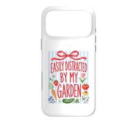 Custodia per iPhone 17 Pro Max Facilmente distratto dal mio giardino Giardinaggio Fiori Verdure