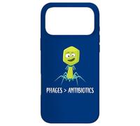 Custodia per iPhone 17 Pro Max Fagi sopra gli antibiotici Divertente batteriofago