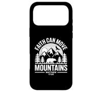 Custodia per iPhone 17 Pro Max Faith Can Move Montagne Retro Tramonto Bibbia Versi Cristiani