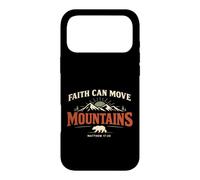 Custodia per iPhone 17 Pro Max Faith Can Move Mountains Retro Sunset Bible Verse Christian