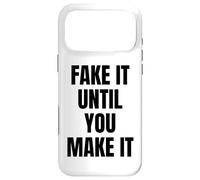 Custodia per iPhone 17 Pro Max Fake It Until You Make It Sign Im Pretending to Work Boss