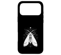 Custodia per iPhone 17 Pro Max Falena Luna Geometria Sacra Arte Mistica