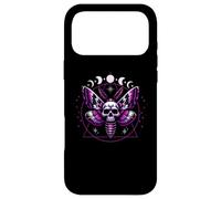 Custodia per iPhone 17 Pro Max Falena testa di morte gotica