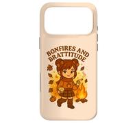 Custodia per iPhone 17 Pro Max Falò e Brattitude Sassy Fall Vibes Cozy Autumn Energy