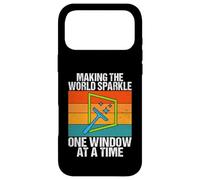 Custodia per iPhone 17 Pro Max Far brillare il mondo un lavavetri finestra dopo finestra