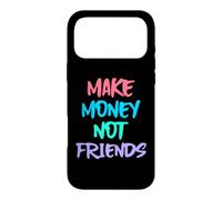 Custodia per iPhone 17 Pro Max Fare soldi Non Amici Divertente Hustle Grind Citazioni Sarcastiche