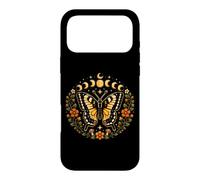 Custodia per iPhone 17 Pro Max Farfalla Fasi Lunari Cottagecore Natura Fiori
