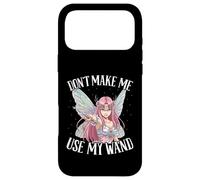 Custodia per iPhone 17 Pro Max Fata non farmi usare la mia bacchetta, design artistico, fata da donna