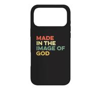 Custodia per iPhone 17 Pro Max Fatto A Immagine Di Dio Genesi Bibbia Versetto Gesù Seguace