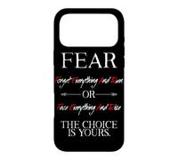 Custodia per iPhone 17 Pro Max Fear Forget Everything And Run Or Face Rise Choice Is Yours