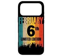 Custodia per iPhone 17 Pro Max Febbraio 6 Edizione Limitata Retro Vintage Compleanno