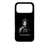 Custodia per iPhone 17 Pro Max Federico Barbarossa Medievale Re Imperatore Ritratto