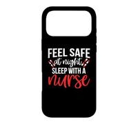 Custodia per iPhone 17 Pro Max Feel Safe At Night Sleep With A Nurse Funny Nursing Nurses