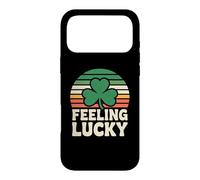 Custodia per iPhone 17 Pro Max Feeling Lucky Retro Casino Humor St Patricks Day Vibes
