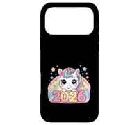 Custodia per iPhone 17 Pro Max Felice Anno Nuovo 2026 Unicorn Lovers Magical Vibes