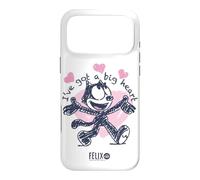 Custodia per iPhone 17 Pro Max Felix The Cat I’ve Got A Big Heart Scribble