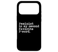 Custodia per iPhone 17 Pro Max Femminista è la mia seconda parola F preferita