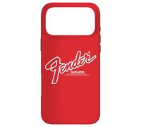 Custodia per iPhone 17 Pro Max Fender Telecaster White Iconic Big Logo