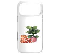 Custodia per iPhone 17 Pro Max Ficus Plant Pun What The Ficus Going On Design