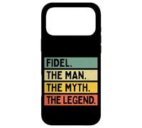 Custodia per iPhone 17 Pro Max Fidel L'uomo Il mito La leggenda Divertente Citazione Personalizzata