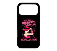 Custodia per iPhone 17 Pro Max Fighting Breast Cancer One Spell At A Time Witches Wear Pink