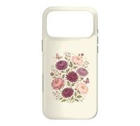 Custodia per iPhone 17 Pro Max Fiore di nascita di novembre, peonia, crisantemo, botanico, floreale