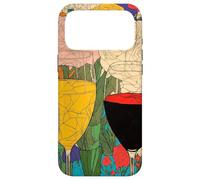 Custodia per iPhone 17 Pro Max Fiori e Calici di Vino Un Brindisi al Colore e alla Vita
