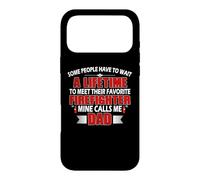 Custodia per iPhone 17 Pro Max Firefighter Mine Calls Me Dad Funny Fireman Firefighters