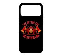 Custodia per iPhone 17 Pro Max Firefighter The Hotter You The Faster We Come