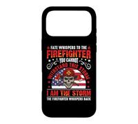 Custodia per iPhone 17 Pro Max Firefighters I'm The Storm Firefighter American Flag Fireman